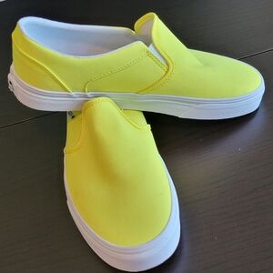Neon Yellow Van's women's size 9.5